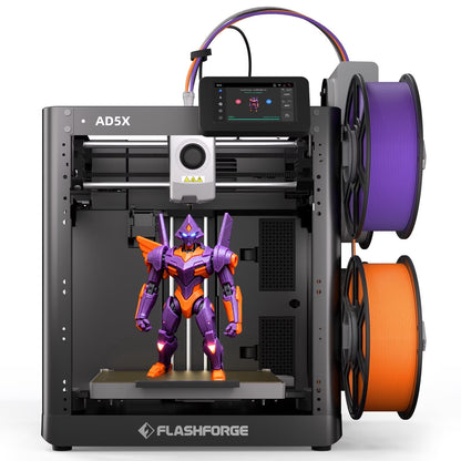AD5X 3D Printer, Multi-Color Printer for Beginners Home DIY, 1Count, 8.7 X 8.7 X 8.7"